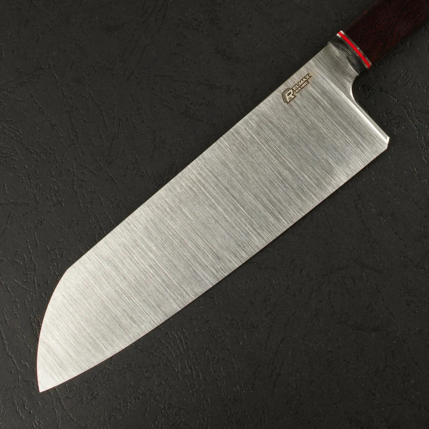 Фото Нож Сантоку Quorus 180 Elmax на официальном сайте производителя QUORUS