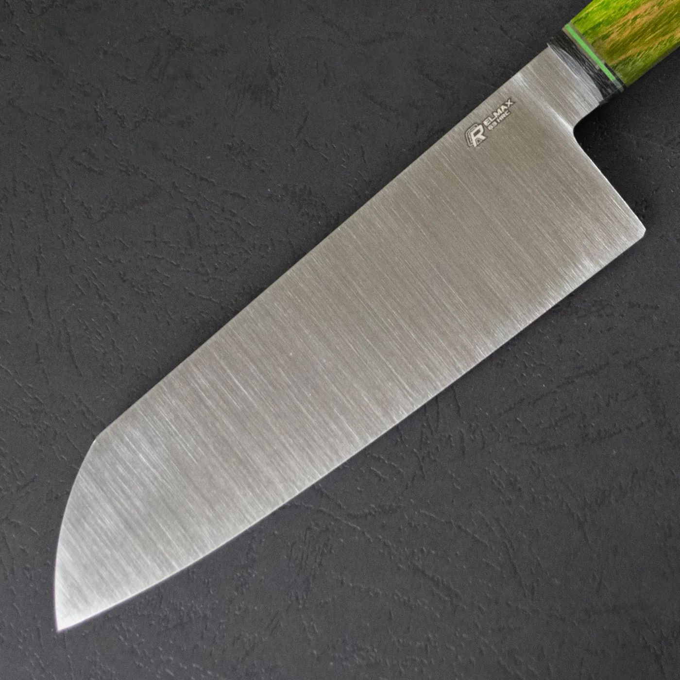 Фото Нож Сантоку Quorus 180 Elmax на официальном сайте производителя QUORUS